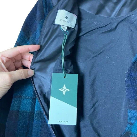 Tuckernuck NEW Blackwatch Daphne Plaid Wool Blend Long Sleeve Mini Dress Medium - Picture 5 of 7